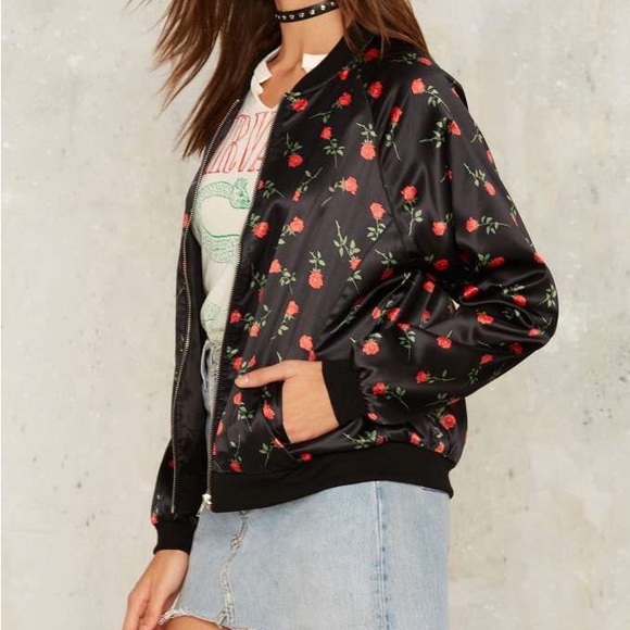 Motel Bed of Roses Bomber Jacket - Picture 2 of 5